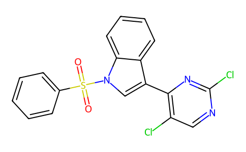 1-(benzenesulfonyl)-3-(2,5-dichloropyrimidin-4-yl)-1H-indole 882562-40-5